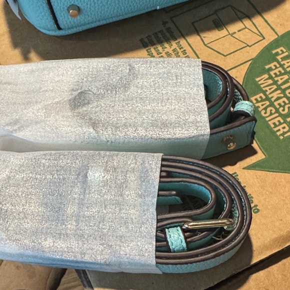 Size 18 PU House of Little Bunny Treasure Bag in Sky Color - 2 straps - Picture 6 of 9